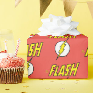 Papier Cadeau Le nom Flash et logo d'éclair
