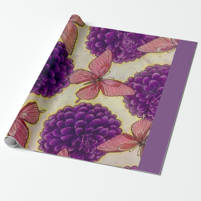 Papier Cadeau Le papier d'emballage A par des bijoux (Déroulé)