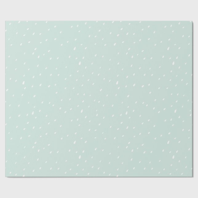 Papier Cadeau Le papier d'emballage mat 30 de neige bleue avance (Couture)