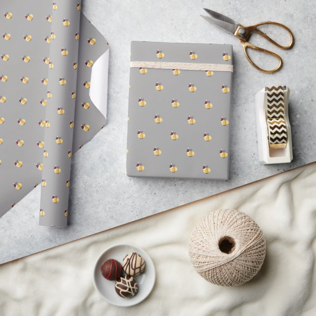 Papier Cadeau Le papier d'enveloppement Cheeky Père Noël Bee (Artisanat)