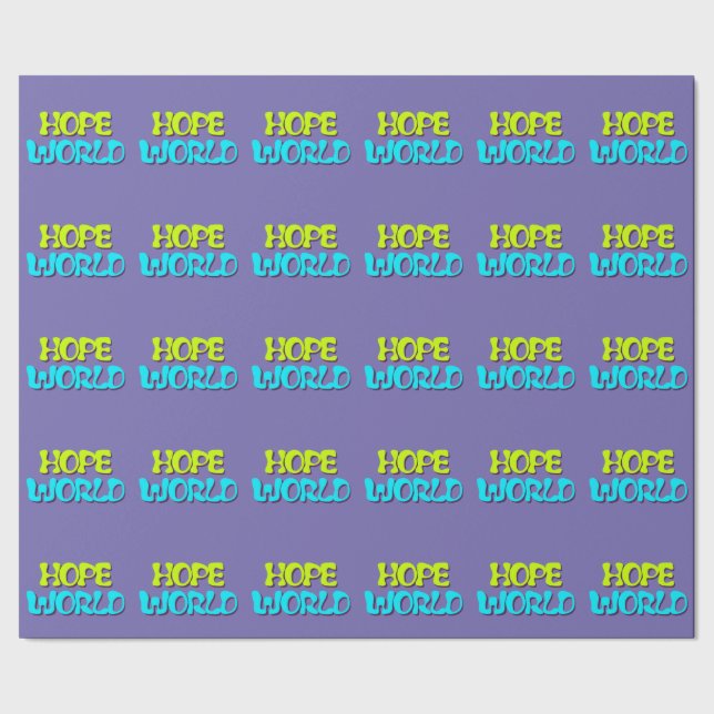 Papier Cadeau Le papier d'enveloppement de Hope World (Couture)