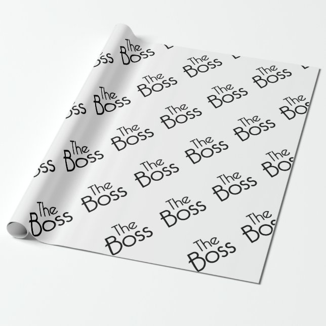 Papier Cadeau Le patron (Déroulé)