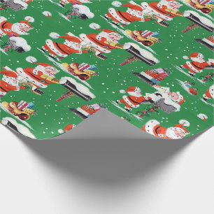 Papier Cadeau Le Père Noël de Noël