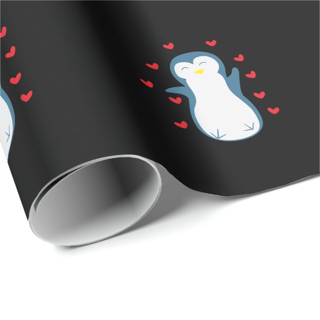 Papier Cadeau Le Pingouin (Coin rond)