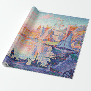Papier Cadeau Le Port de Saint-Tropez, Signac
