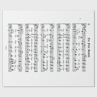 Papier Cadeau Le premier papier d'emballage de Noel