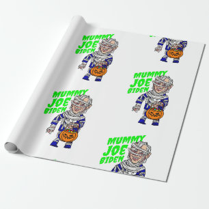 Papier Cadeau le président halloween joe biden mummy