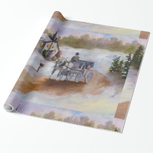 Papier Cadeau Le rêve de l'hiver