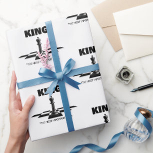 Papier Cadeau Le Roi La Pièce La Plus Importante