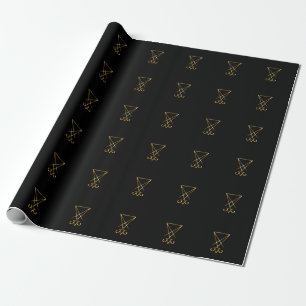 Papier Cadeau Le sigil d'or de Lucifer