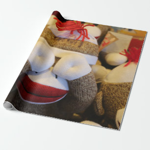 Papier Cadeau Le singe de Peek-a-boo