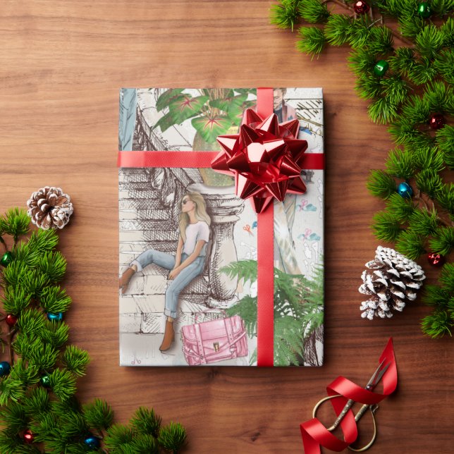 Papier Cadeau Le styliste (Cadeau de vacances)