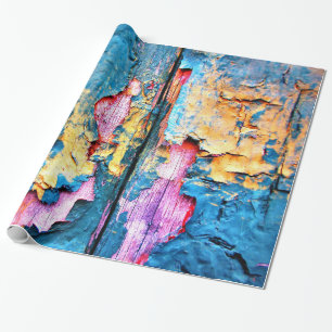 Papier Cadeau Le temps naturel effectue la vieille texture de