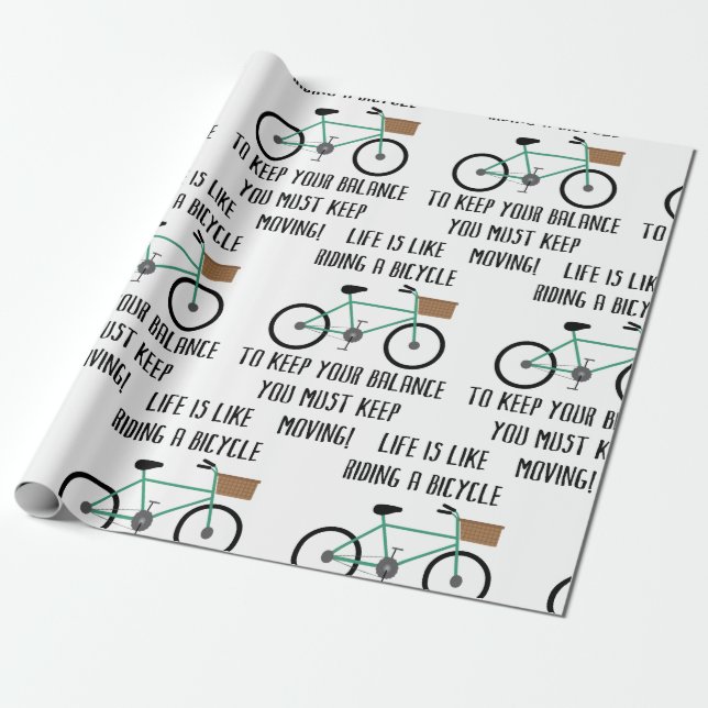 Papier Cadeau Le Vélo (Déroulé)
