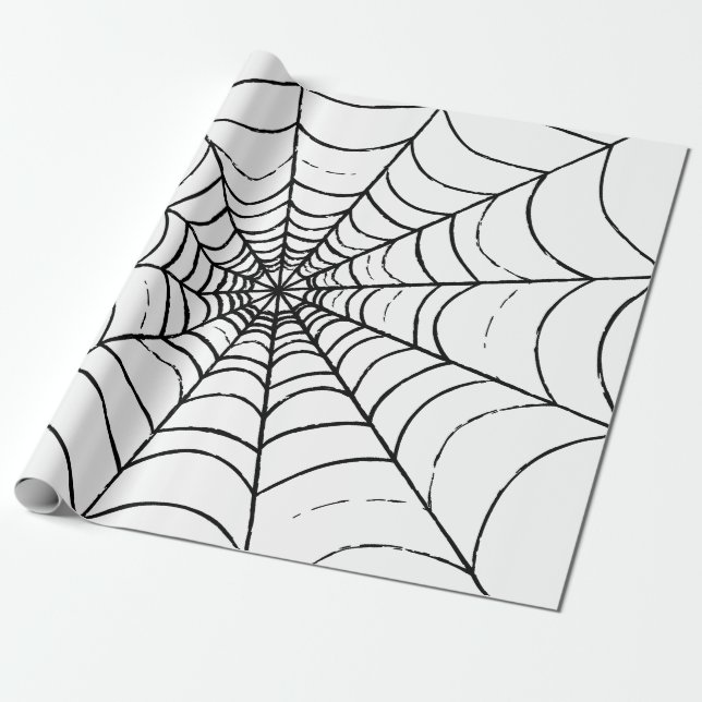 Papier Cadeau Le Web d'un simple araignée (Déroulé)