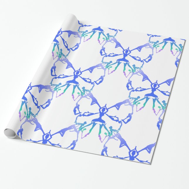 Papier Cadeau Le yoga inspiré ou motivationnel (Déroulé)