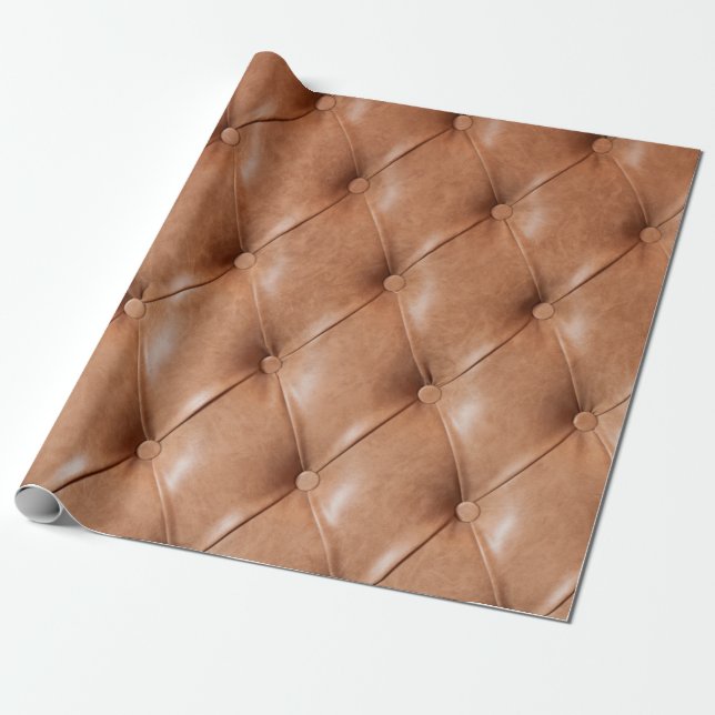 Papier Cadeau leather sofa background (Déroulé)
