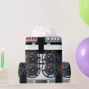 Papier Cadeau Lecteur de bande vintage pour audiophile