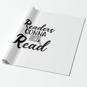 Papier Cadeau Lecteurs d'art Lecteurs vont lire