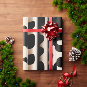 Papier Cadeau  léopard Beige Motif moderne