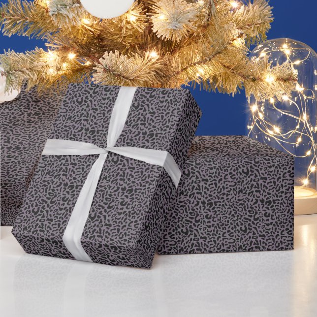 Papier Cadeau Léopard gothique (Vacances)