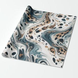 Papier Cadeau Leopard Motif Voie Lactée