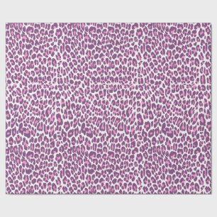 Papier Cadeau Leopard, poster de animal de guépard rose pâle
