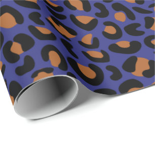 Papier Cadeau Leopard Wild Imprimer Cadeau de retraite Sombre sa