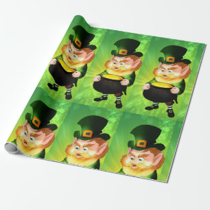 Papier Cadeau Leprechaun