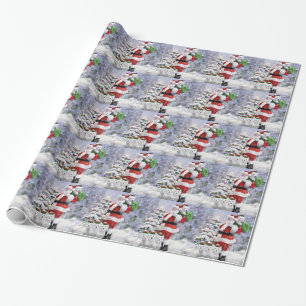 Papier Cadeau Les aides de Père Noël