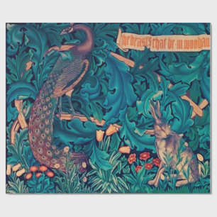 Papier Cadeau Les animaux dans la forêt, William Morris