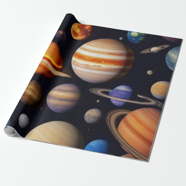 Papier Cadeau Les Brevets de Planet (Déroulé)