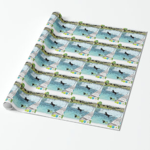 Papier Cadeau Les canicules de l'été au lac