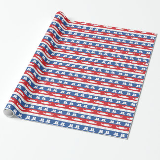 Papier Cadeau Les casquettes de danseurs du Texas, initialise et