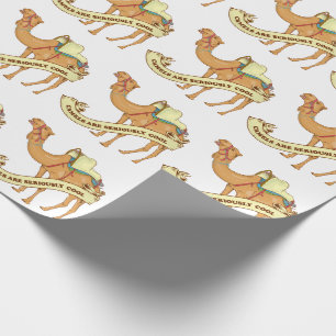 Papier Cadeau Les chameaux sont sérieusement cool