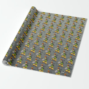 Papier Cadeau Les Coeurs du Royaume Capitaine Goofy du Chevalie