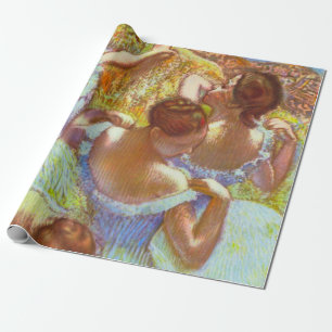 Papier Cadeau Les Danseuses bleues d'Edgar Degas