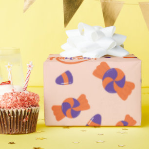 Papier Cadeau Les friandises et les friandises d'Halloween Conce