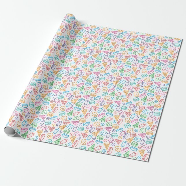 Papier Cadeau Les Malbouffe (Déroulé)