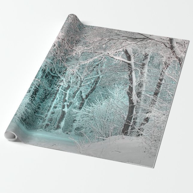 Papier Cadeau Les merveilles hivernales (Déroulé)