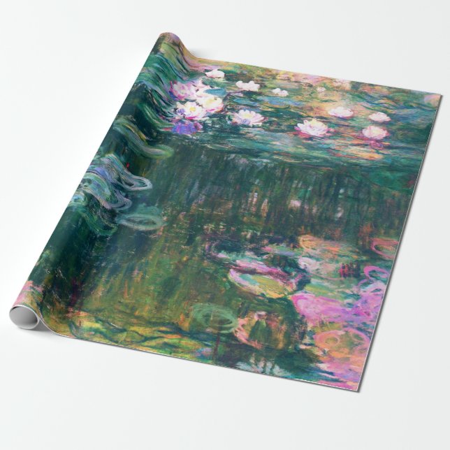 Papier Cadeau Les nénuphars de Monet  (Déroulé)