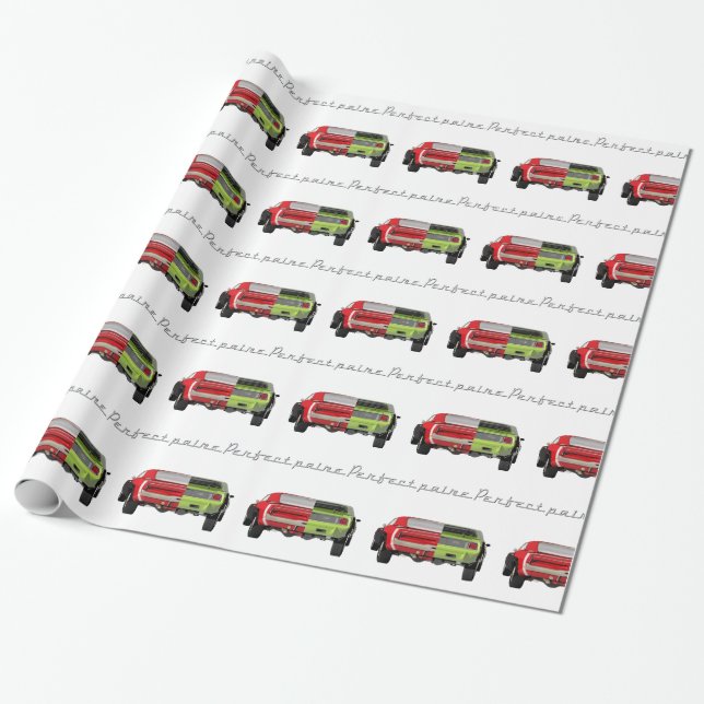 Papier Cadeau Les paires parfaites (Déroulé)