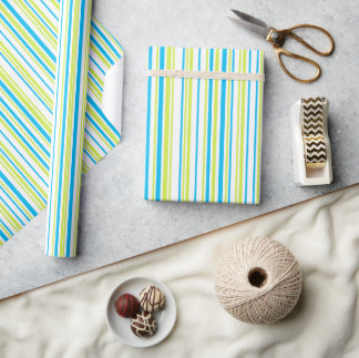 Papier Cadeau Les Patterns de Stripes
