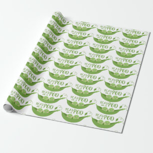 Papier Cadeau Les Pois Dans Un Pod