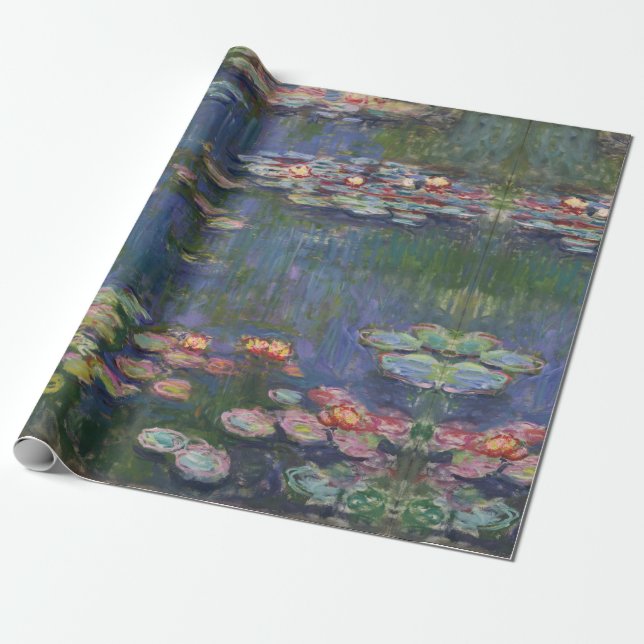 Papier Cadeau Les puits de Claude Monet 1916 (Déroulé)