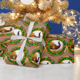 Papier Cadeau Les senteurs d'éléphant Afrique Safari papier enve