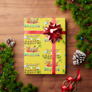 Papier Cadeau Les Week-ends Sont Pour Bateau Dragon