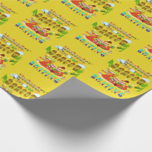 Papier Cadeau Les Week-ends Sont Pour Bateau Dragon