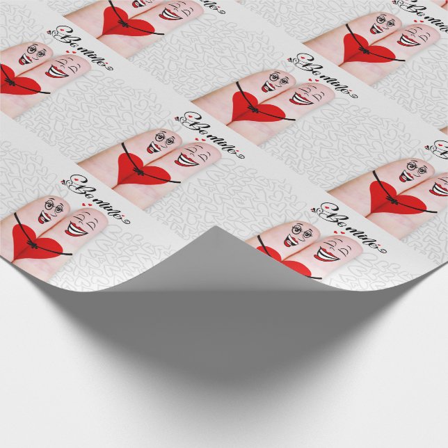 Papier Cadeau Lesbiennes amoureuses Doigts Les gens être à moi V (Coin)