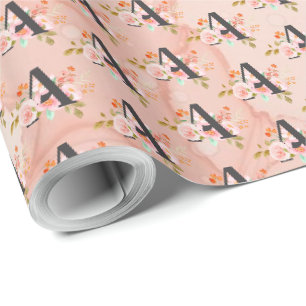 Papier Cadeau Lettre A